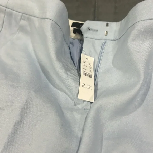 Petite Kate straight-leg pant in stretch linen blend